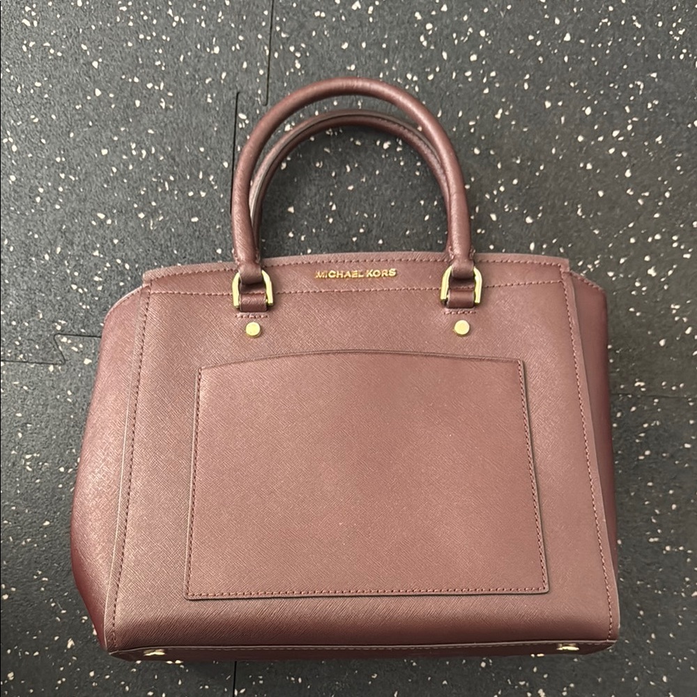 Michael Kors Brown Leather Handbag